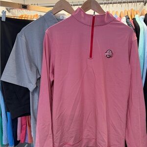 Peter Millar Ohio State Quarter-Zip Pullover